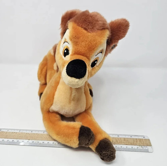 Bambi Plush Disney Store Exclusive Sitting Stuffed Animal Deer Baby 13” - Picture 9 of 9